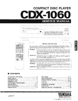 Yamaha cdx-1060 - Service Manual 